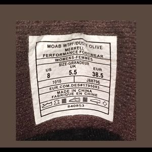 merrell moab sizing